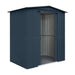 Global 6x4 Anthracite Grey Metal Apex Shed - Chestnut Mill