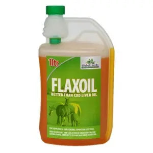 Global Herbs Flax Oil - 1 L - Chestnut Mill