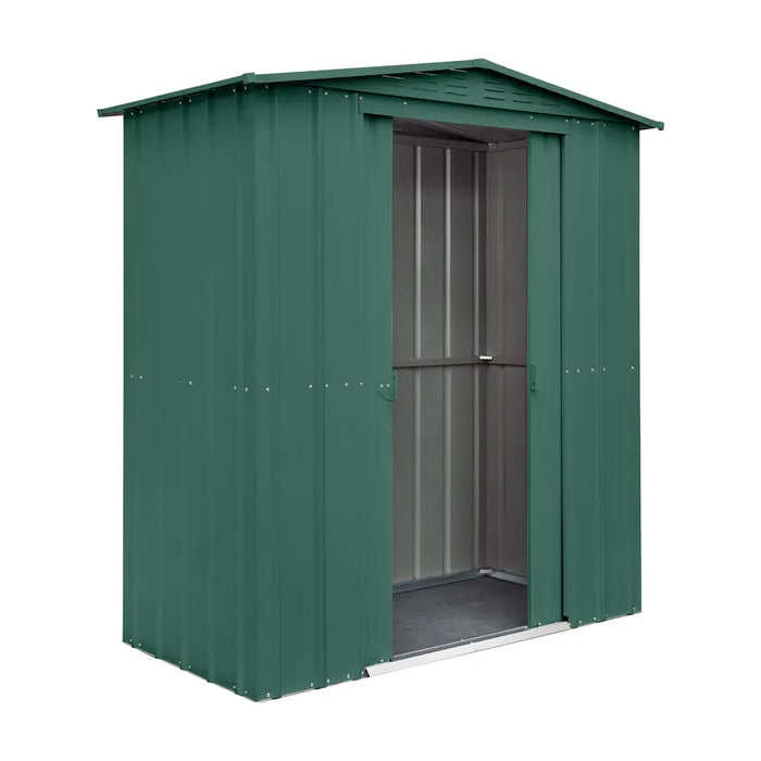 Global 6x3 Heritage Green Metal Apex Shed - Chestnut Mill