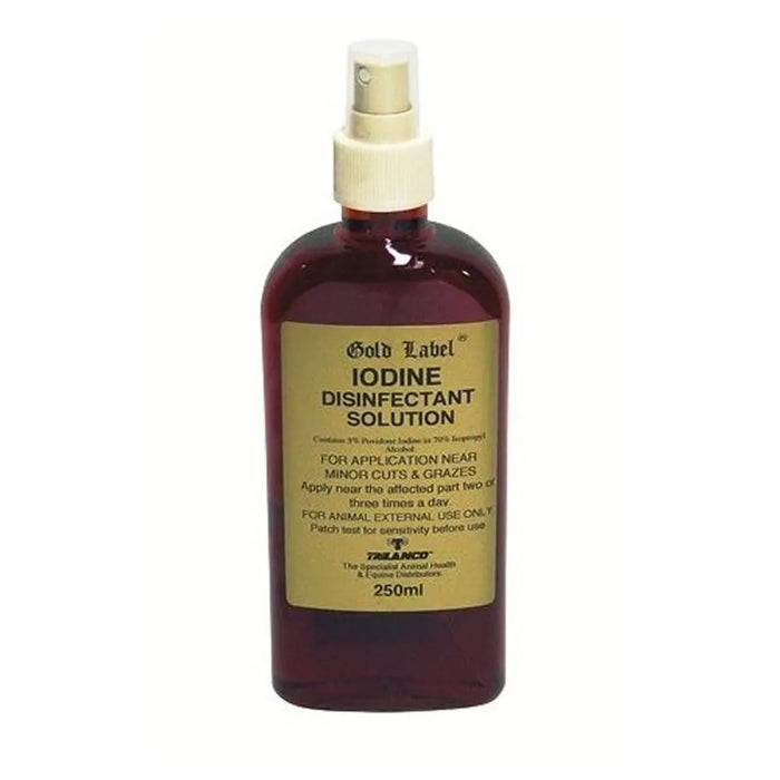 Gold Label Iodine Spray 250ml - Chestnut Mill