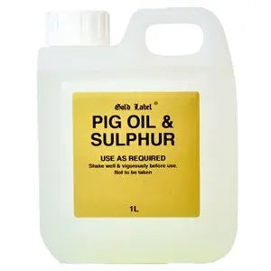 Gold Label Pig Oil & Sulphur - Various Sizes - Chestnut Mill