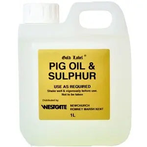 Gold Label Pig Oil & Sulphur - Various Sizes - Chestnut Mill