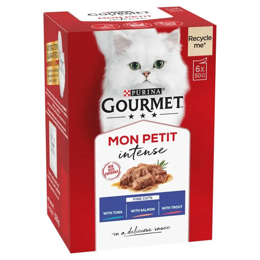 Gourmet Mon Petit Tuna Salmon & Trout - 8x 6x50g - Chestnut Mill