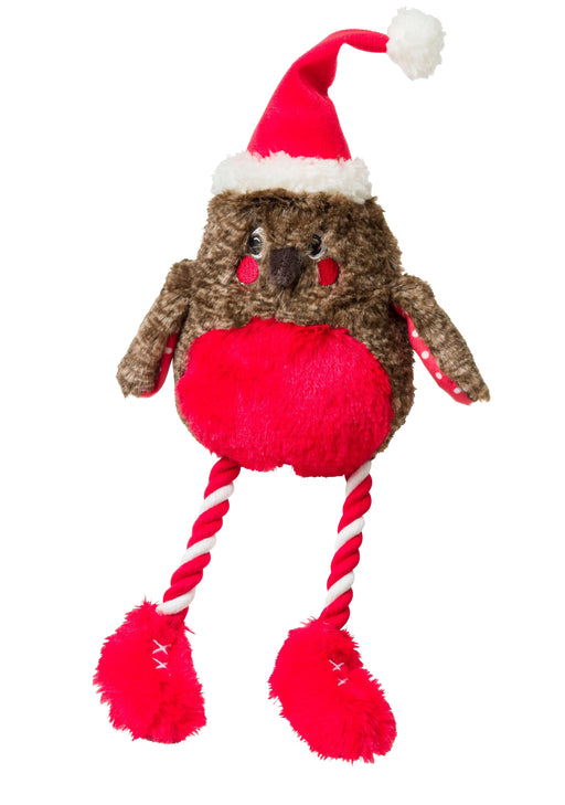 HOP Christmas Rope Rocking Robin - Small - DECEMBER SPECIAL OFFER - 6% OFF House of Paws