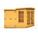 Hampton Summerhouse with side shed - 7'x11' - Chestnut Mill