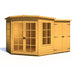 Hampton Summerhouse with side shed - 7'x11' - Chestnut Mill