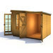 Hampton Summerhouse with side shed - 8'x11' - Chestnut Mill