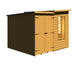 Hampton Summerhouse with side shed - 8'x11' - Chestnut Mill