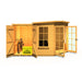 Hampton Summerhouse with side shed - 8'x11' - Chestnut Mill