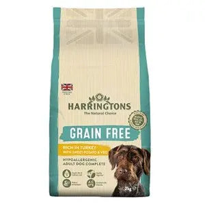 Harringtons Dog Grain Free Turkey & Sweet Potato - 15kg - Chestnut Mill