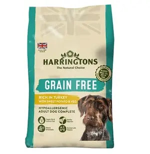 Harringtons Dog Grain Free Turkey & Sweet Potato - 15kg - Chestnut Mill