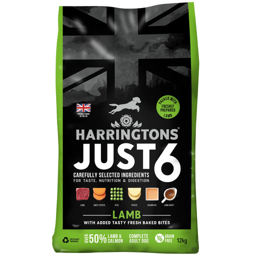 Harringtons Dog Just 6 Lamb - Various Sizes - Chestnut Mill