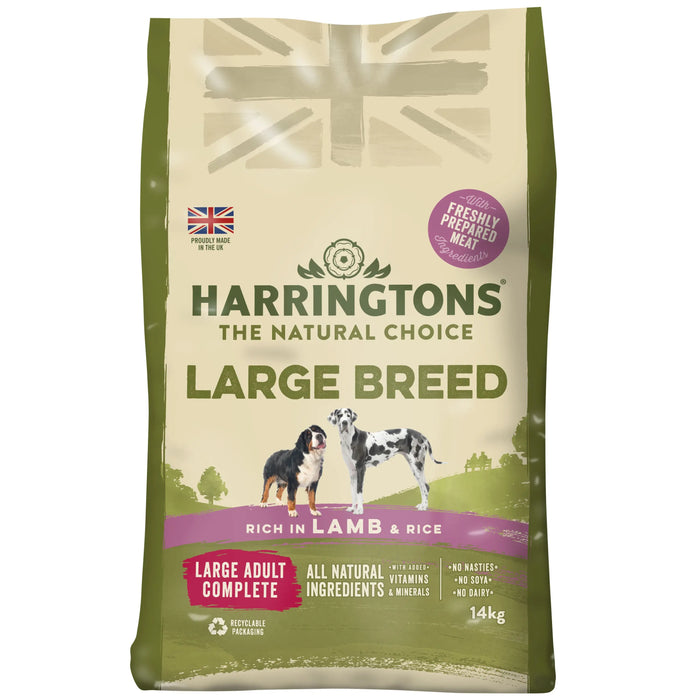 Harringtons Dog Large Breed Lamb - 14kg - Chestnut Mill