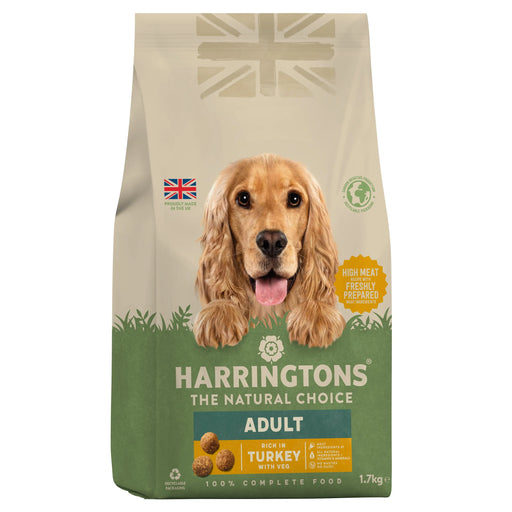 Harringtons Dog Turkey & Veg 4x1.7kg - Chestnut Mill