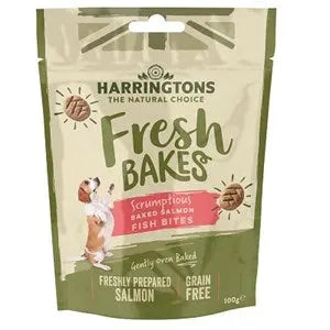 Harringtons Salmon Roll Treats 8x100g - Chestnut Mill