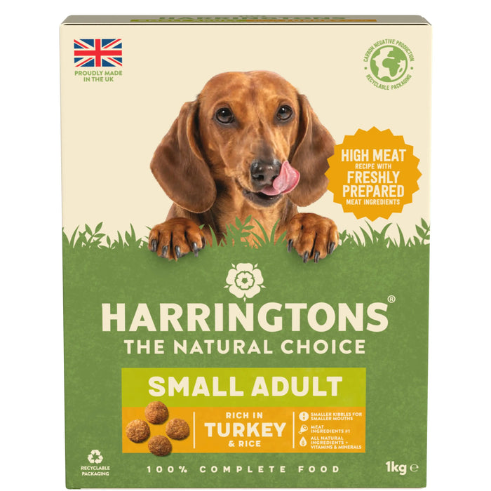 Harringtons Small Dog Turkey 5x1kg - Chestnut Mill