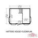 Hatters House Playhouse - 8'x6' - Chestnut Mill