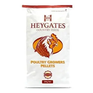 Heygates Poultry Grower Pellets + Coccidostat - 20 kg - Chestnut Mill