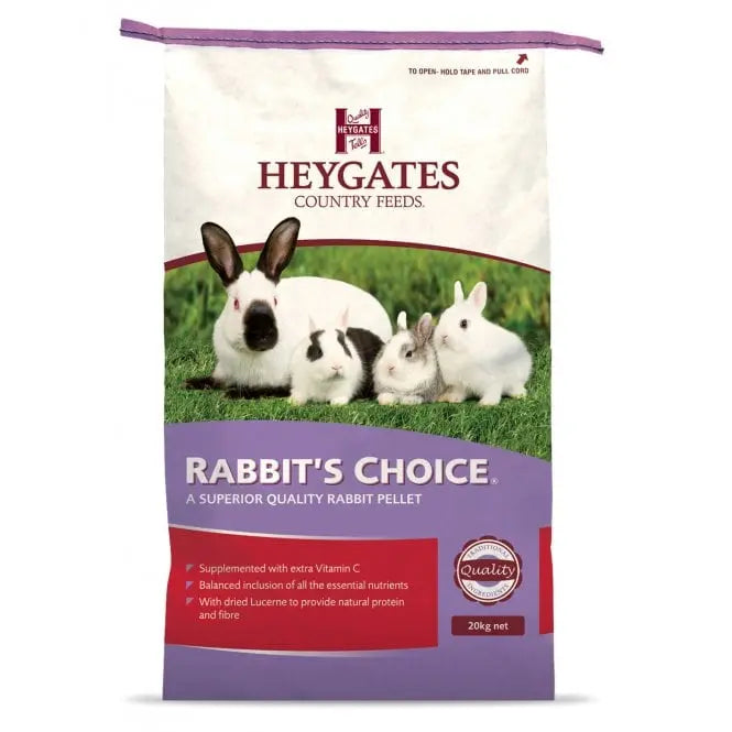 Heygates Rabbit's Choice Pellets Rabbit Feed - 20 kg Heygates Country Feeds