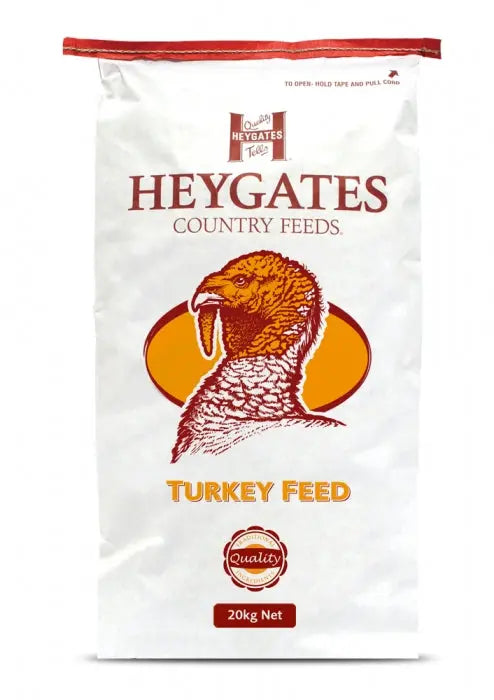 Heygates Turkey Rearer Pellets 20kg - Chestnut Mill