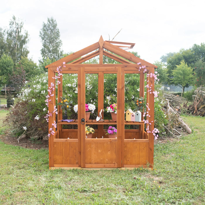 Holkham Greenhouse - 4'x6' - Chestnut Mill