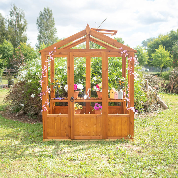 Holkham Greenhouse - 4'x6' - Chestnut Mill