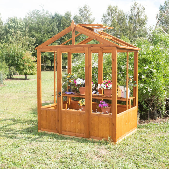 Holkham Greenhouse - 4'x6' - Chestnut Mill