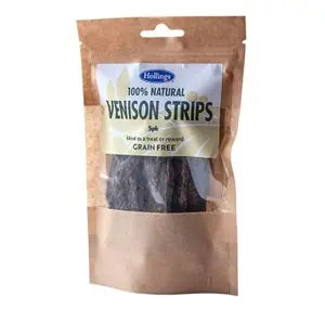 Hollings 100% Nat Venison Strips 12x5pk - Chestnut Mill