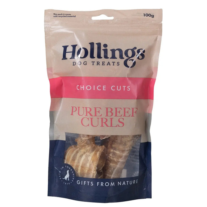 Hollings Beef Curls  8x100g - Chestnut Mill