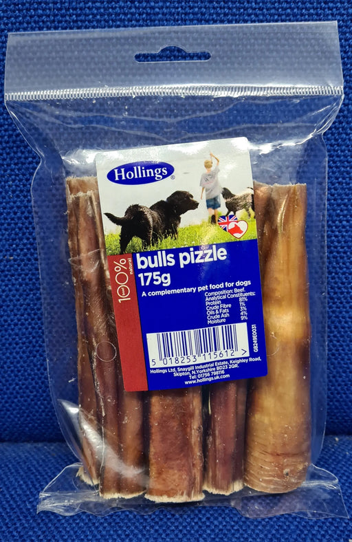 Hollings Bulls Pizzle Pre Pack 10 x 175g - Chestnut Mill