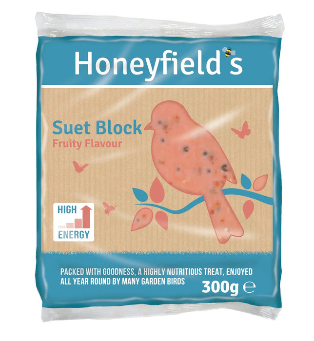 Honeyfield Suet Fruity Block 10x 300g - Chestnut Mill