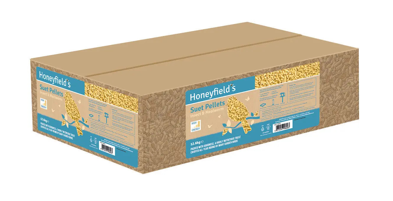 Honeyfield Suet MealWorm Insect Pellets - Various Pack Sizes - Chestnut Mill