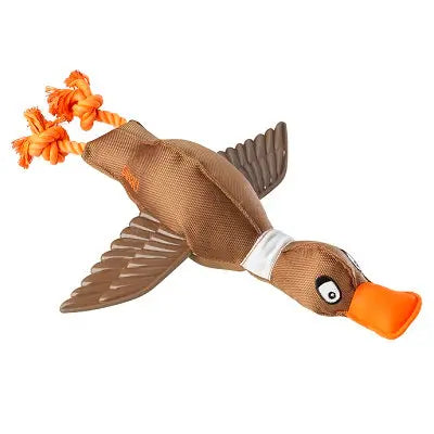 House of Paws Coco Duck Thrower with TPR Wings Dog Toy - Chestnut Mill