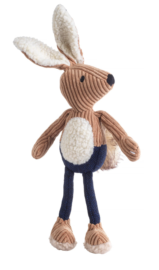 House of Paws Navy Tweed Hare Dog Toy - Chestnut Mill