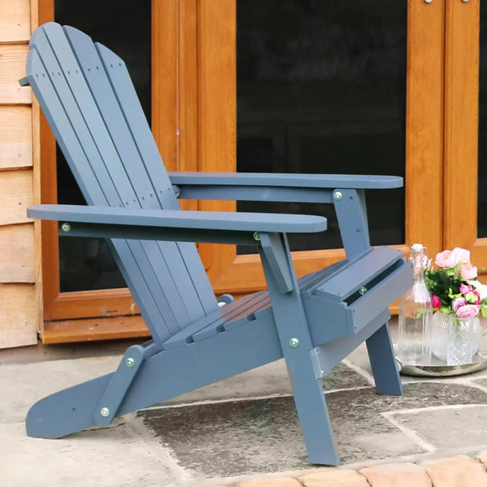 JASMINE FOLDING CHAIR - DARK GREY - Chestnut Mill
