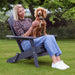 JASMINE FOLDING CHAIR - DARK GREY - Chestnut Mill
