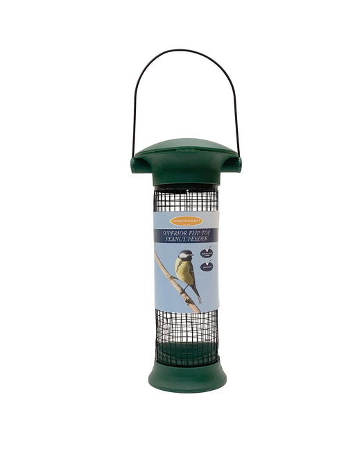 JJ Superior Flip Top Peanut Feeder 28cm - Chestnut Mill