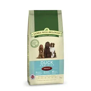 James Wellbeloved Dog Adult Duck & Rice - Various Sizes - SEPTEMBER SPECIAL OFFER - 11% OFF - Chestnut Mill