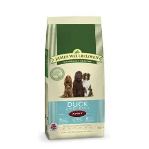 James Wellbeloved Dog Adult Duck & Rice - Various Sizes - SEPTEMBER SPECIAL OFFER - 11% OFF - Chestnut Mill