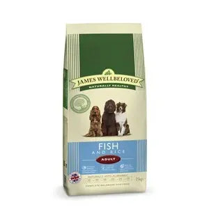 James Wellbeloved Dog Adult Fish & Rice - Various Sizes - SEPTEMBER SPECIAL OFFER - 11% OFF - Chestnut Mill