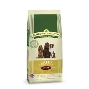 James Wellbeloved Dog Adult Lamb & Rice - Various Sizes - Chestnut Mill