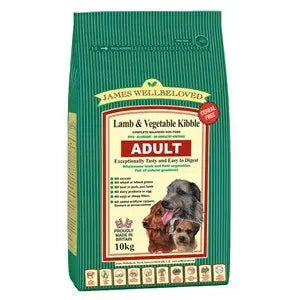 James Wellbeloved Dog Adult Lamb & Veg Grain Free - 10kg - SEPTEMBER SPECIAL OFFER - 28% OFF - Chestnut Mill