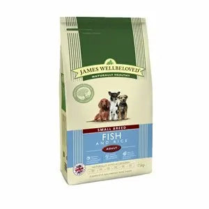 James Wellbeloved Dog Adult Small Breed Fish & Rice - Various Sizes - Chestnut Mill