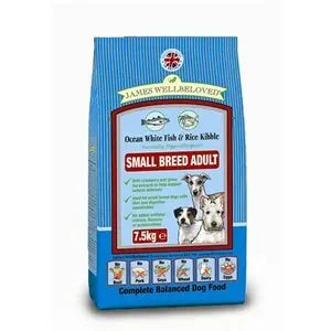 James Wellbeloved Dog Adult Small Breed Fish & Rice - Various Sizes - Chestnut Mill