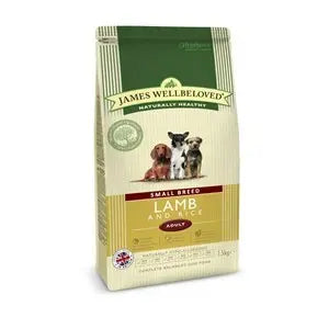 James Wellbeloved Dog Adult Small Breed Lamb & Rice - Various Sizes - Chestnut Mill