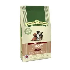 James Wellbeloved Dog Adult Small Breed Turkey & Rice- Various Sizes - Chestnut Mill