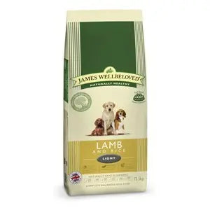 James Wellbeloved Dog Light Lamb & Rice - Various Sizes - Chestnut Mill