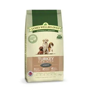 James Wellbeloved Dog Light Turkey & Rice  - Various Sizes - Chestnut Mill