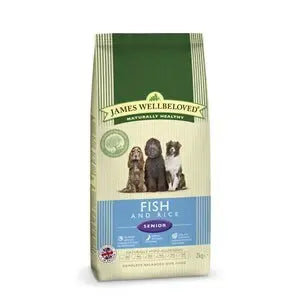 James Wellbeloved Dog Senior Fish & Rice - Various Sizes - SEPTEMBER SPECIAL OFFER - 11% OFF - Chestnut Mill