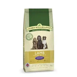 James Wellbeloved Dog Senior Lamb & Rice  - Various Sizes - SEPTEMBER SPECIAL OFFER - 11% OFF - Chestnut Mill